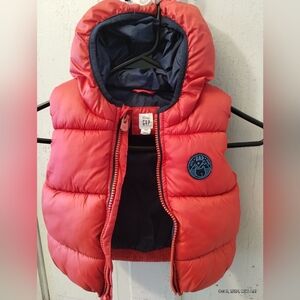 Baby Gap Puffer Jacket Red Size 18-24 months